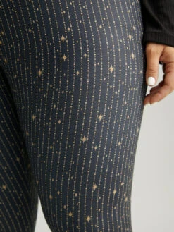 Striped & Star Print Elastic Waist Leggings -Bloomchic Shop 77090191 kw 1cc32ad3 1dd0 47f3 ac05 36a439ccaa2f