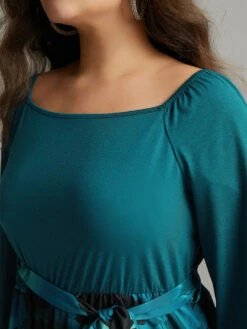 Floral Square Neck Gathered Belted Jumpsuit 18 Floral Square Neck Gathered Belted Jumpsuit -Bloomchic Shop 775764793 lw