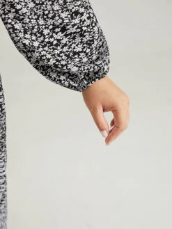 Ditsy Floral Off Shoulder Pocket Belted Jumpsuit -Bloomchic Shop 788820799 ie