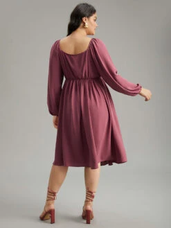 Crochet Lace Square Neck Elastic Cuffs Dress 11 Crochet Lace Square Neck Elastic Cuffs Dress -Bloomchic Shop 789330969 qm b425a990 b5c1 4668 9668 cb925a86e0dd