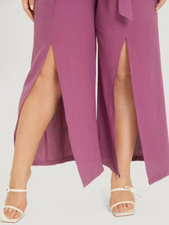 Plain Split Front Pocket Surplice Neck Belted Jumpsuit -Bloomchic Shop 791190176 dc b4a9cd3d 1a8e 4ba3 b603 e21ae99765bd