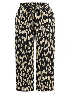Leopard Elastic Waist Ties Wide Leg Pants 13 Leopard Elastic Waist Ties Wide Leg Pants -Bloomchic Shop 792524039 cl