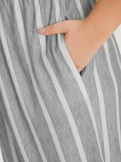 Striped Pocket Elastic Waist Cami Jumpsuits -Bloomchic Shop 798148118 qw