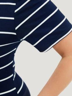 Striped Contrast Patchwork Crew Neck Bodysuit 24 Striped Contrast Patchwork Crew Neck Bodysuit -Bloomchic Shop 807627237 on b633a460 7d3a 40ec 912d d2baafe503a5