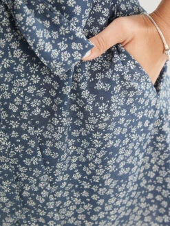 Ditsy Floral Ruffle Wrap Pocket Belted Romper -Bloomchic Shop 8183040 mt a2d76d32 6a44 46a2 ad87 e2e024b27b2c