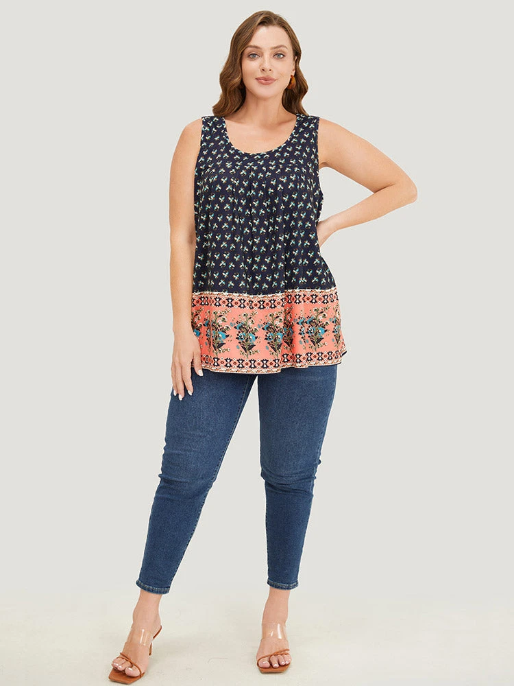 Bandana Print Round Neck Tank Top 8 Bandana Print Round Neck Tank Top - Image 6