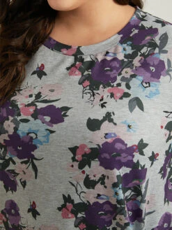 Floral Print Pocket Sweatshirt 17 Floral Print Pocket Sweatshirt -Bloomchic Shop 868231727 sy