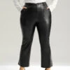 Plain PU Leather Pocket Bootcut Pants 2 Plain PU Leather Pocket Bootcut Pants -Bloomchic Shop 871669793 rl