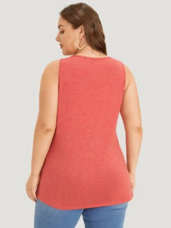 Plain Pleated Crew Neck Tank Top -Bloomchic Shop 878342630 hr 7905192b 4ac7 4b7d 96c7 f45bed2c6bf6