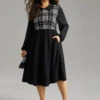Plaid Patchwork Lapel Collar Pocket Dress 2 Plaid Patchwork Lapel Collar Pocket Dress -Bloomchic Shop 879106876 la 9e46d297 8fc2 4389 8e41 e732453c6cd3