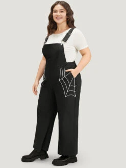 Halloween Bat Print Pocket Overall Cami Jumpsuit -Bloomchic Shop 88075063 qm 455081a6 85a0 44c0 8eb3 655f5a270626