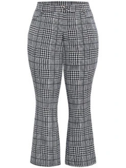 Houndstooth Pocket Flare Leg Zipper Fly Pants 15 Houndstooth Pocket Flare Leg Zipper Fly Pants -Bloomchic Shop 891181647 qz 53b7b3a3 94c4 4d58 9fcb 190a3ae9216f