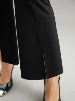 Plain Flare Leg Pocket Split Hem Pants -Bloomchic Shop 899940032 ai 0e46f53f 4445 44ad 92d6 2f6c1d379343