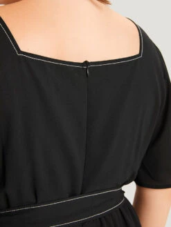 Contrast Stitch Pocket Button Detail Belted Zipper Jumpsuit -Bloomchic Shop 906418688 wz 24399806 3237 4bbd b656 754319f01532