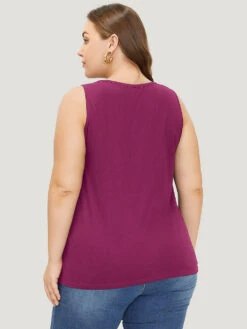 Solid Cut Out Tank Top -Bloomchic Shop 921070109 pi 8d7a7eba ce1a 4366 93a1 bec9e43522ad