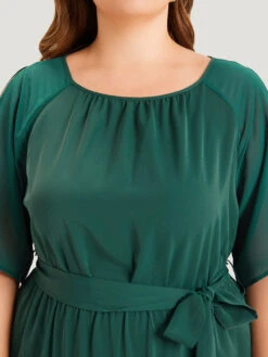 Solid Belted Pocket Cut Out Zipper Jumpsuit -Bloomchic Shop 92694060 pe