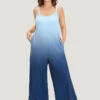 Ombre Scoop Neck Pocket Adjustable Straps Jumpsuit -Bloomchic Shop 936746856 tc