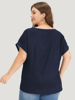 Floral Print Crew Neck Roll Dolman Sleeve Blouse -Bloomchic Shop 949760816 vm 3dfc34c6 c58e 464a 90b5 f2bdd56fb6da