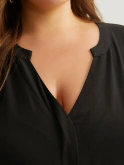 Supersoft Essentials Plain Ruffles Gathered Notched Dress 14 Supersoft Essentials Plain Ruffles Gathered Notched Dress -Bloomchic Shop 955548330 ic 5b97551b 0c84 4b75 8737 95894206dfd2