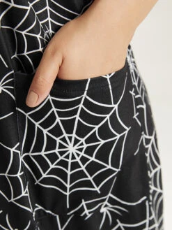 Halloween Spider Web Print Pocket Overall Cami Jumpsuit -Bloomchic Shop 955638115 xj a01f4ed5 68ec 40fb 91c1 ed9b7d9d8a52