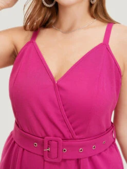 Plain Pocket Wrap Buckle Belt Jumpsuit -Bloomchic Shop 960184833 sh 5771974a dd84 4b4a ae22 36bdc7a4407a