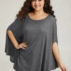 Solid Dolman Sleeve Crew Neck T-shirt 2 Solid Dolman Sleeve Crew Neck T-shirt -Bloomchic Shop 962561091 br