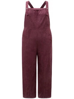 Plain Button Up Adjustable Straps Jumpsuit -Bloomchic Shop 974440772 fo