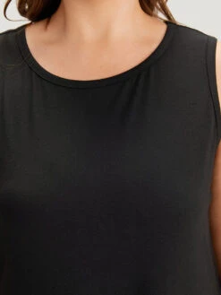 Supersoft Essentials Solid Split Side Crew Neck Tank Top -Bloomchic Shop 974713902 qv 1c767f73 9e90 4457 adb7 42d5b8cdfaef