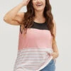 Striped Contrast Crew Neck Tank Top -Bloomchic Shop 979851547 xw 6ba66497 5049 4883 90ef ef1a7d6a8182