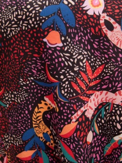 Cat & Plant Print Sleeveless Cut Out Cami Top -Bloomchic Shop 981116497 lf